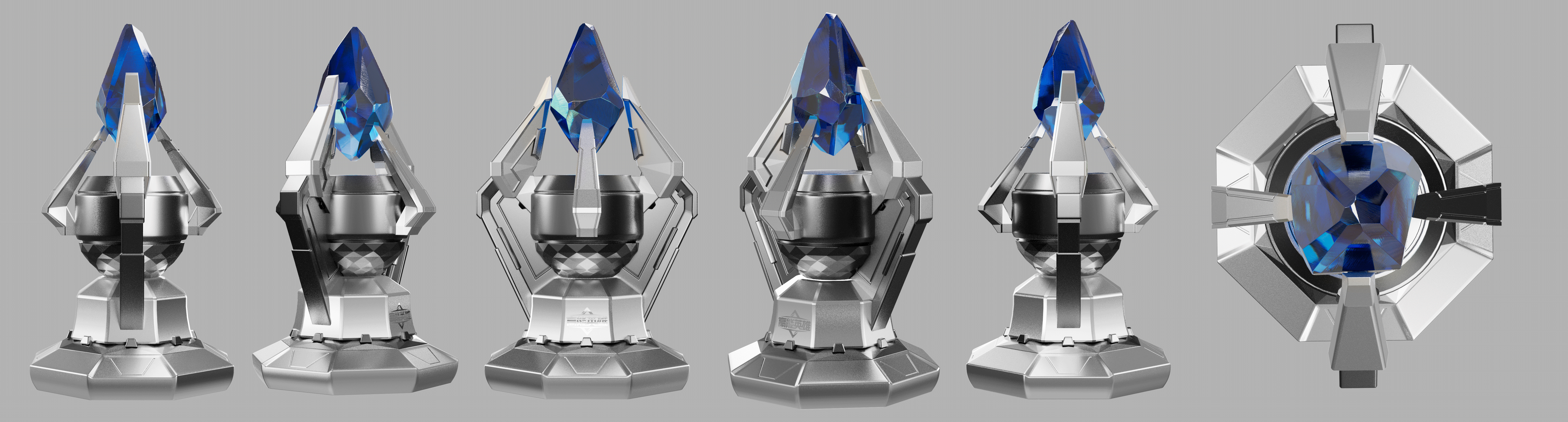 高能英雄獎杯設計效果圖 高能英雄獎杯設計效果圖