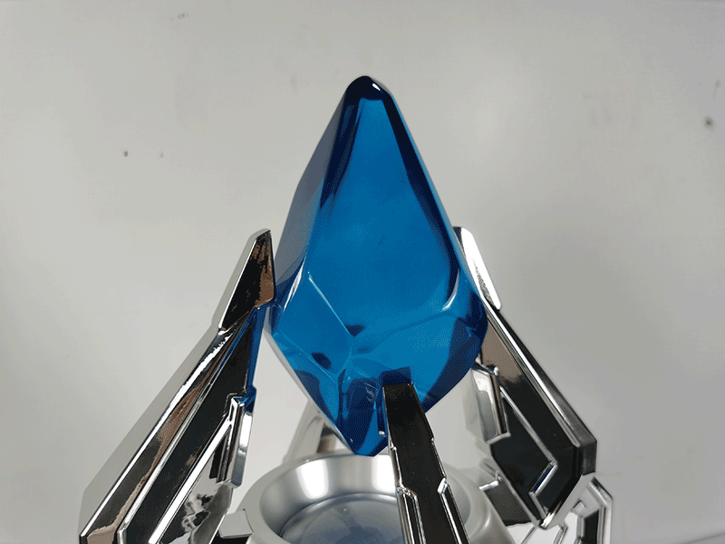 3D打印光敏樹脂英雄獎杯細節實物圖 3D打印光敏樹脂英雄獎杯細節實物圖