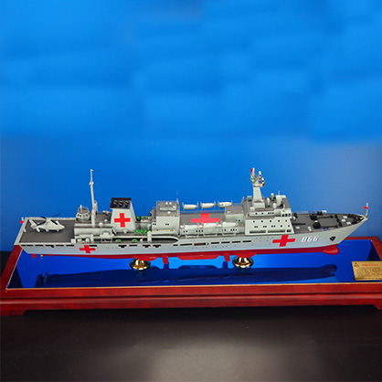 和平方舟號醫療船醫院船特種船工藝船航模紀念擺件展覽收藏品送禮