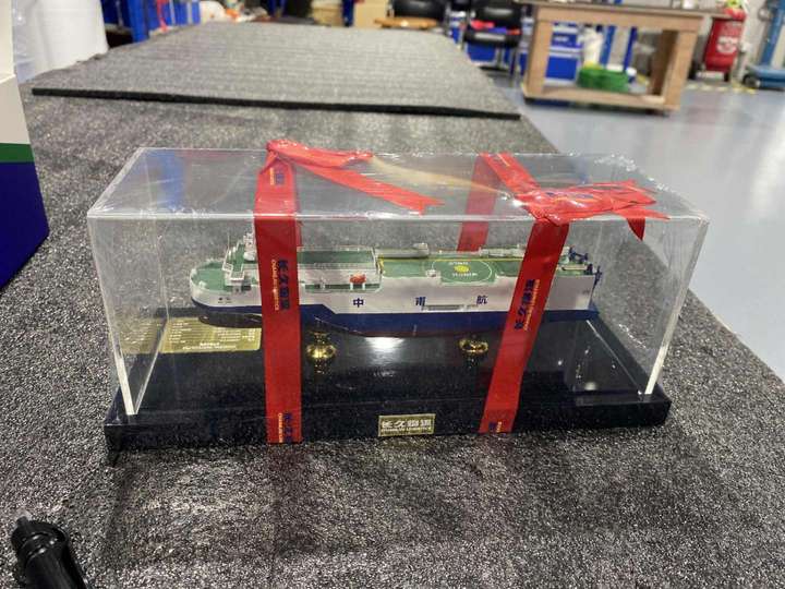 汽車運(yùn)輸船|貨運(yùn)船模型仿真艦艇模型|世江輪汽車滾裝船|工藝船航模紀(jì)念擺件展覽收藏品送禮