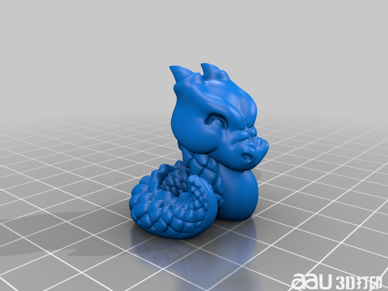 龍鑰匙扣STL模型