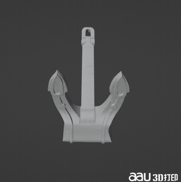 船錨3d打印模型