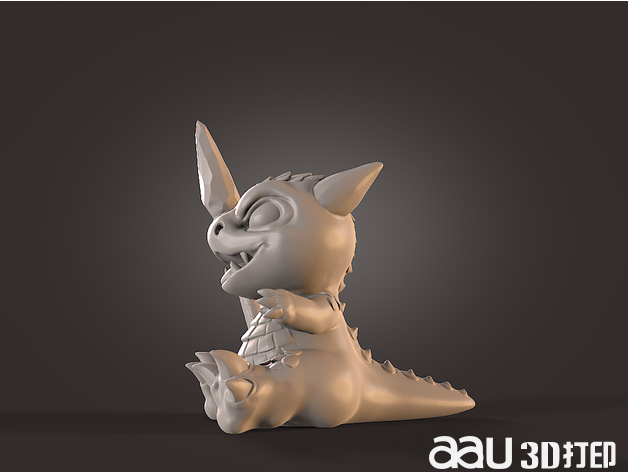 可愛恐龍寶寶STL模型