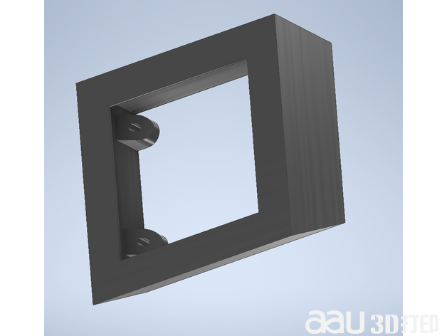 背光石粉框架stl模型