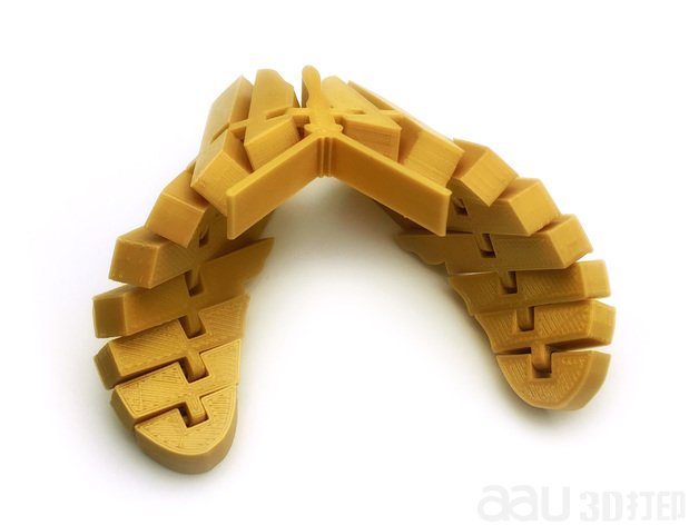 鉸接式蝴蝶stl模型