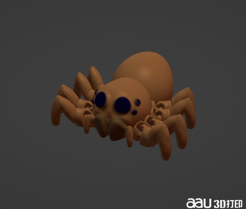 鉸接式跳蛛STL模型