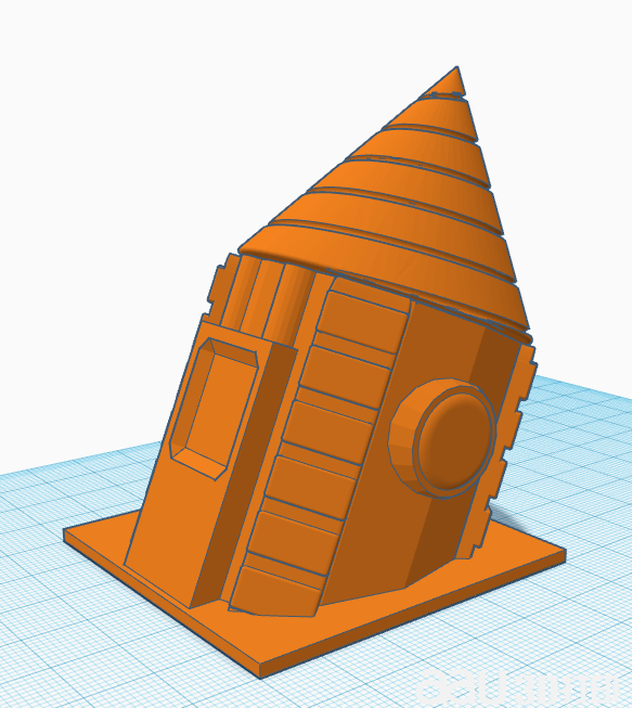 鼴鼠鉆床飛車STL模型