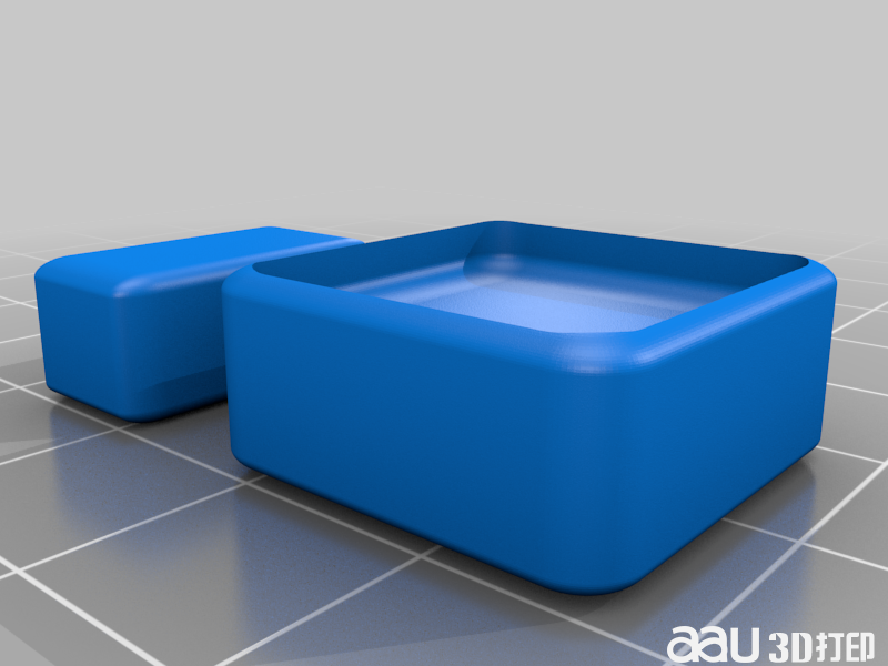 磁鐵的瓷磚滑塊STL模型