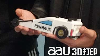 3D打印的賽車STL模型