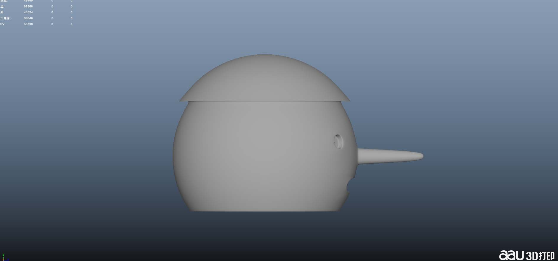 木偶頭擺件STL模型