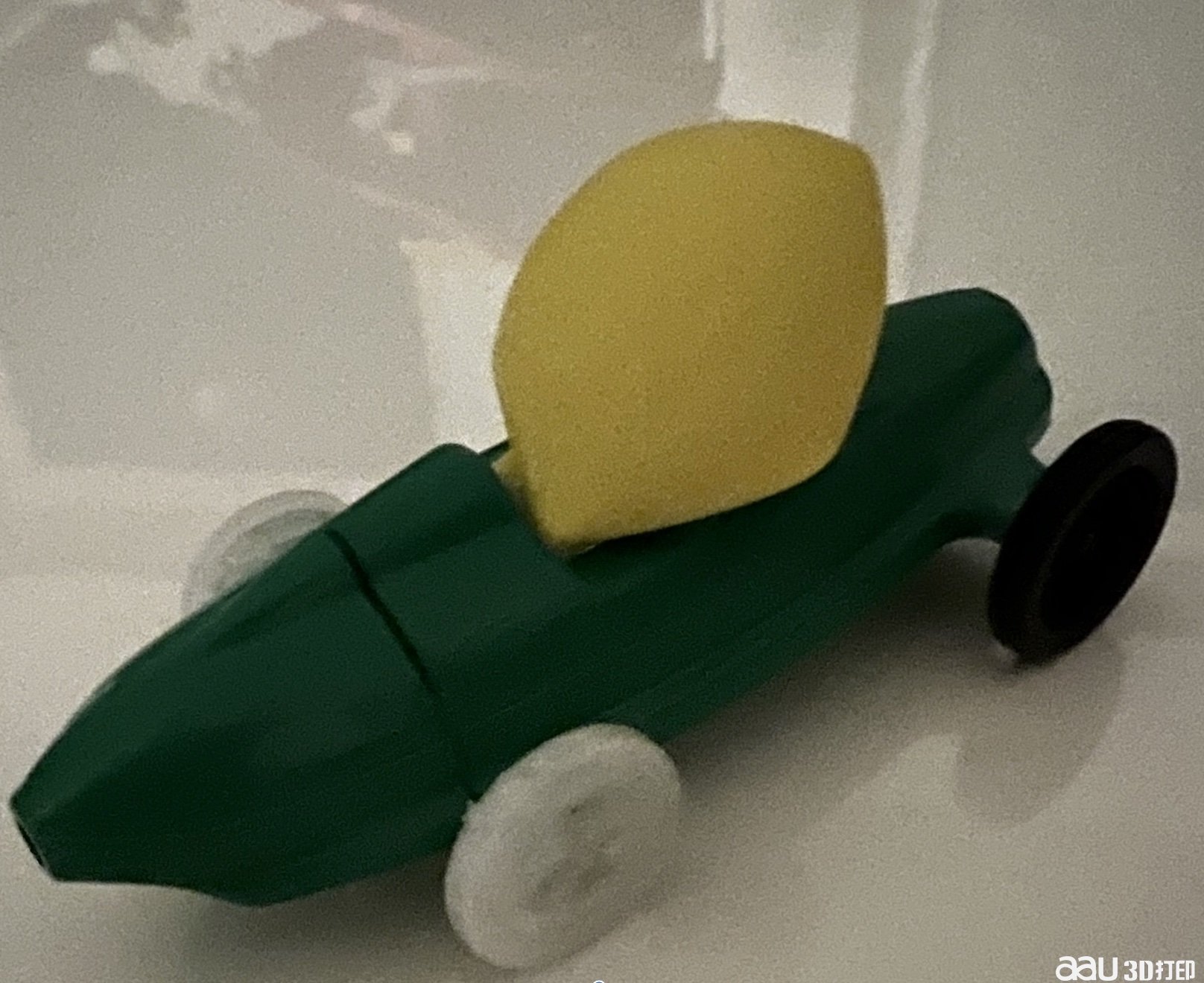 帶輪子的氣球車軸STL 3D模型