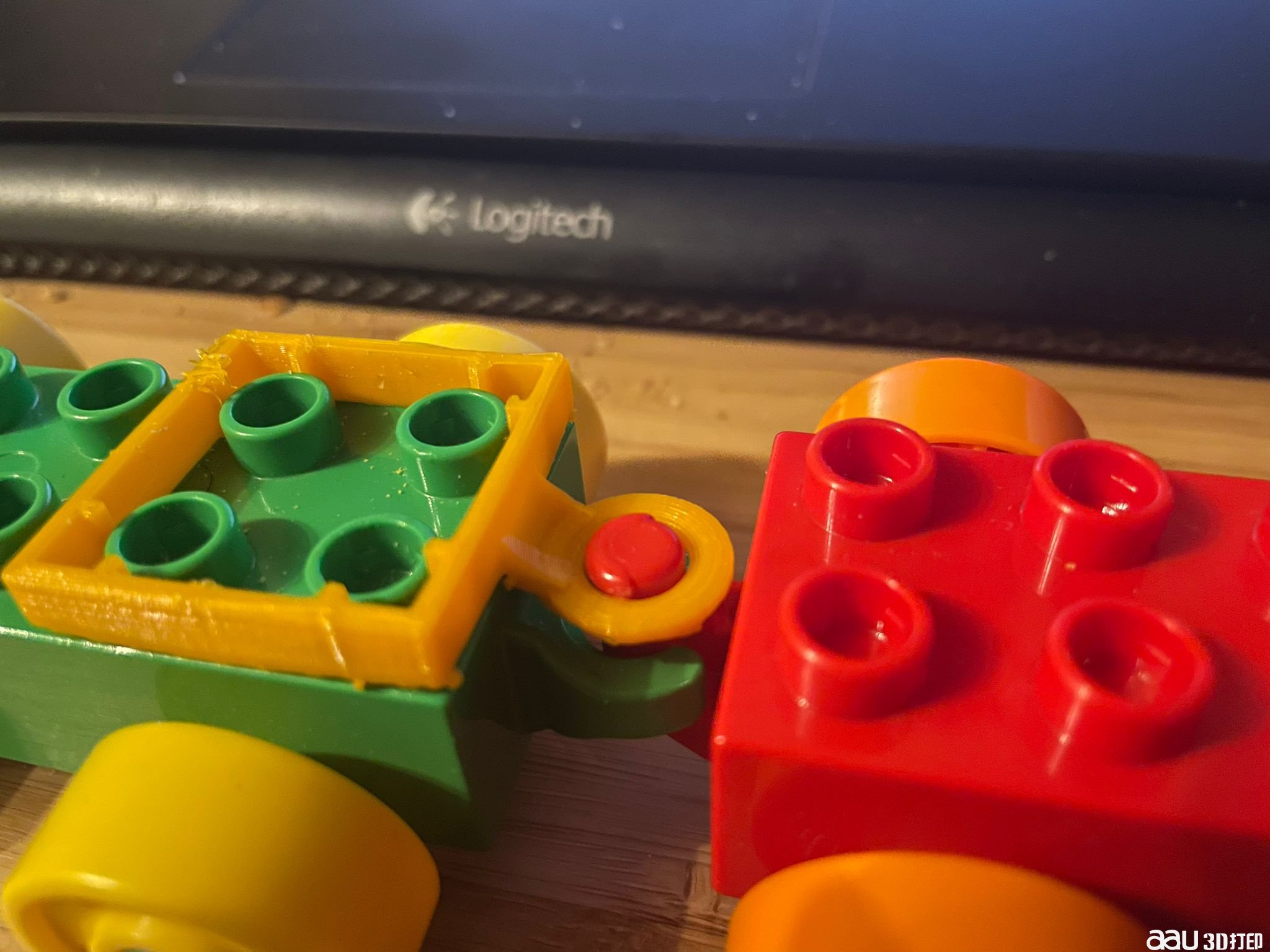 得寶火車連接器鎖stl模型