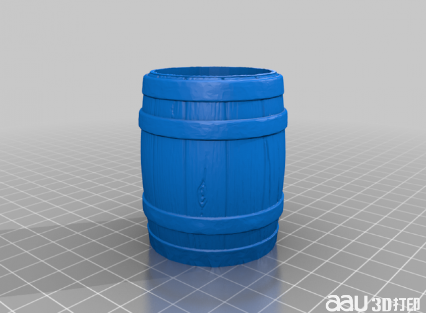 桶狀小酒杯stl模型