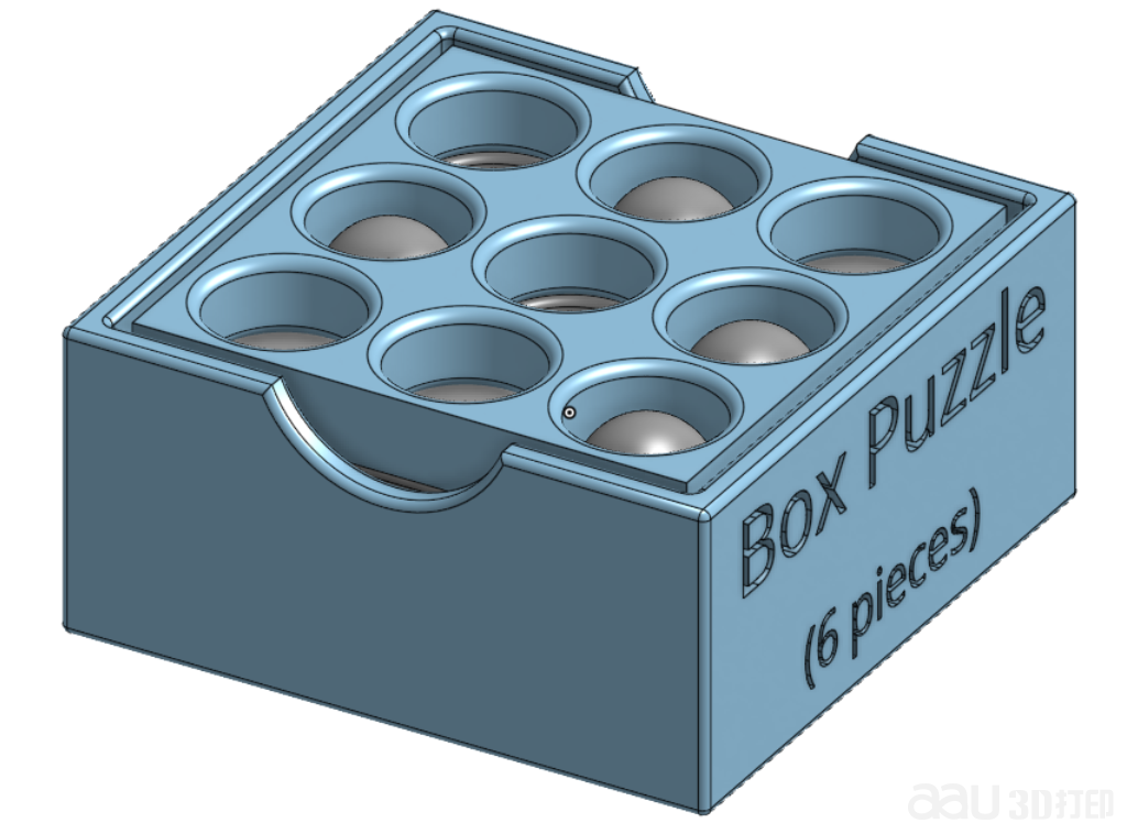 盒子拼圖STL模型