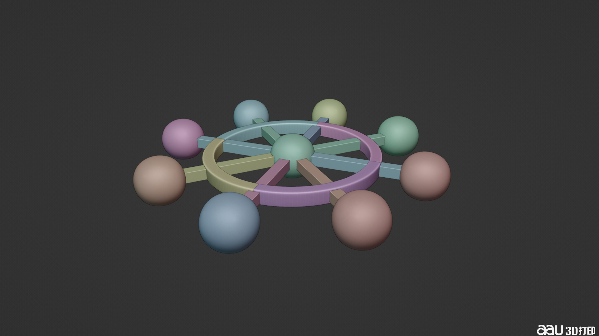 馬霍拉加輪STL模型