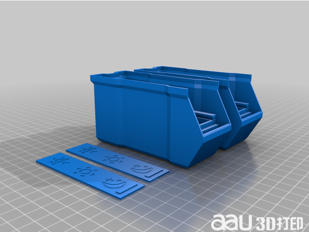 帶蓋可堆疊的日常藥盒slt模型