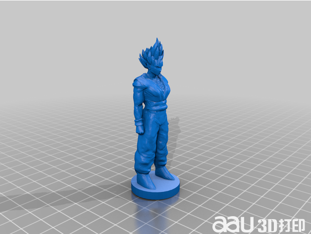 動漫雕塑模型 悟空Istl模型