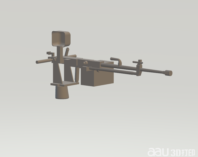 車載機槍STL模型