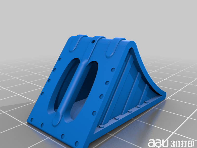 車輪擋塊STL模型