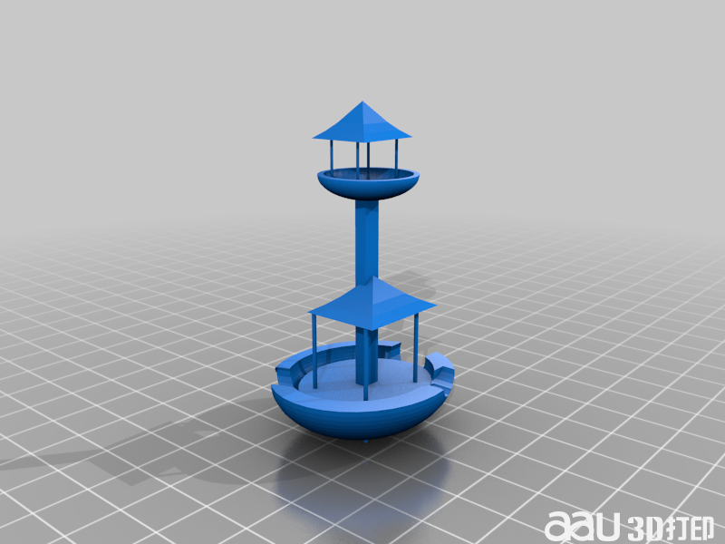 大理石坡道組STL模型