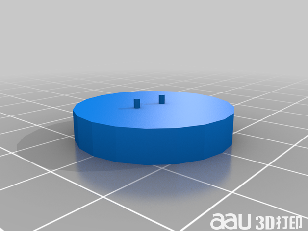 藍精靈貓，底座有腳孔stl3d模型