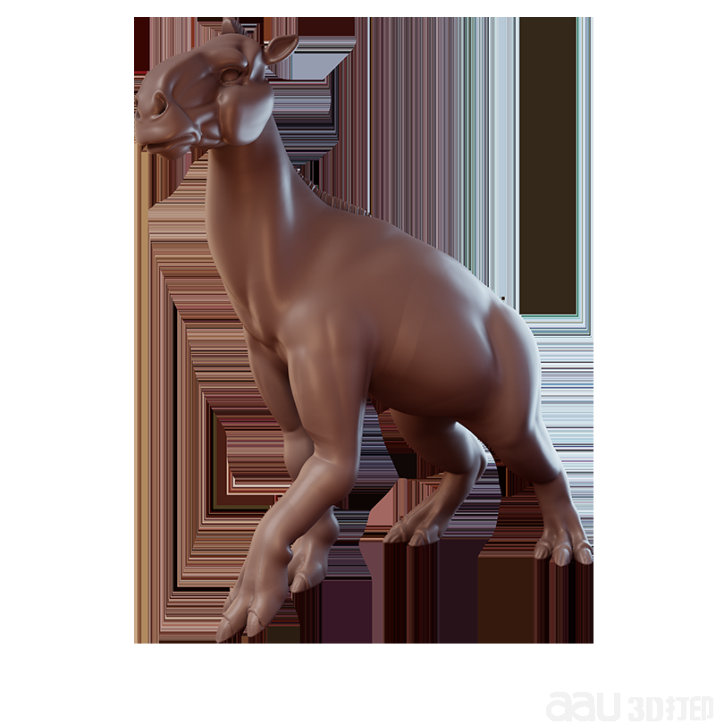 查利科雷斯史前馬STL模型