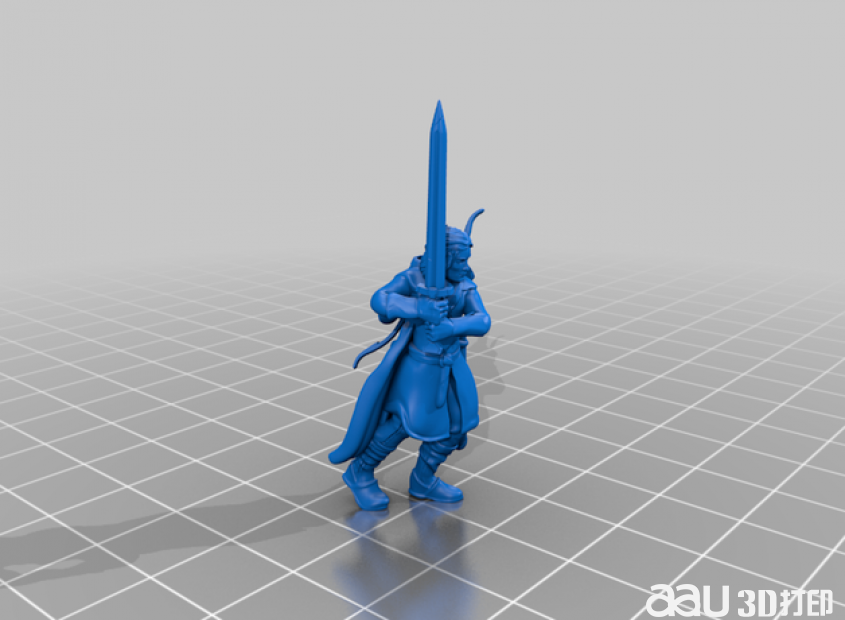 指環王AragornSTL模型