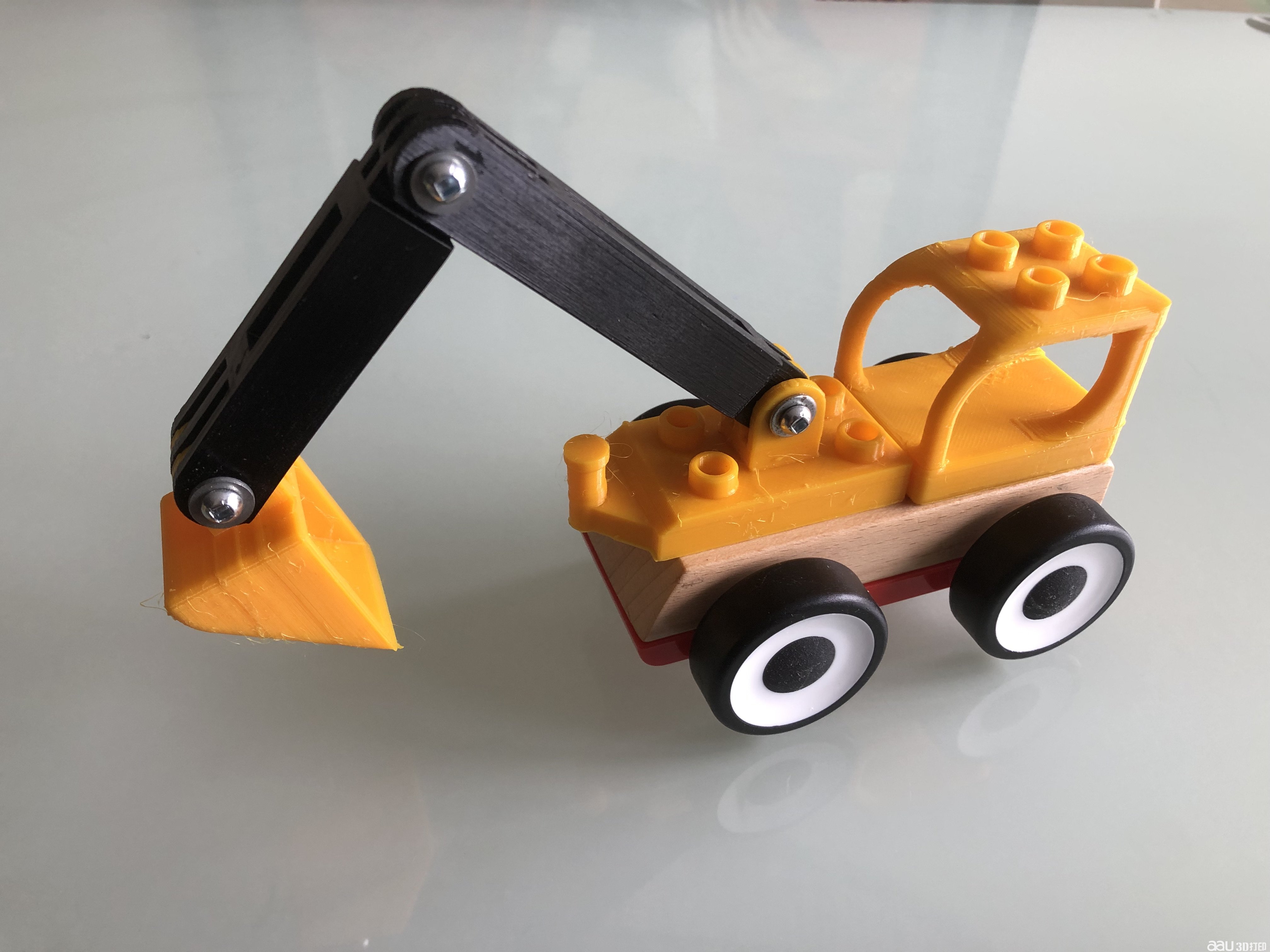 建筑車組件STL3D模型