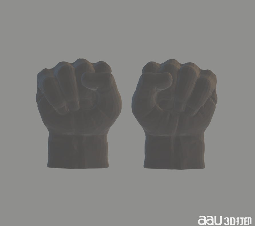 拳頭STL模型