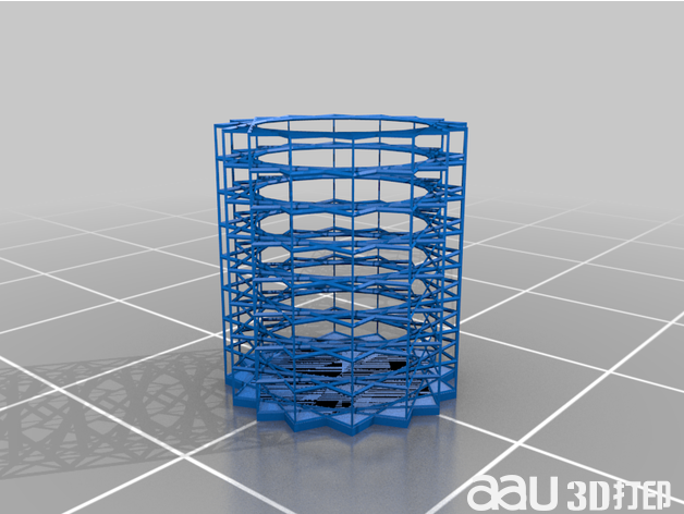 垃圾桶式容器stl模型
