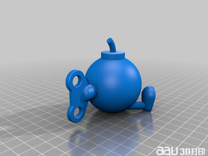 炸彈-Omb 超級(jí)馬里奧STL模型