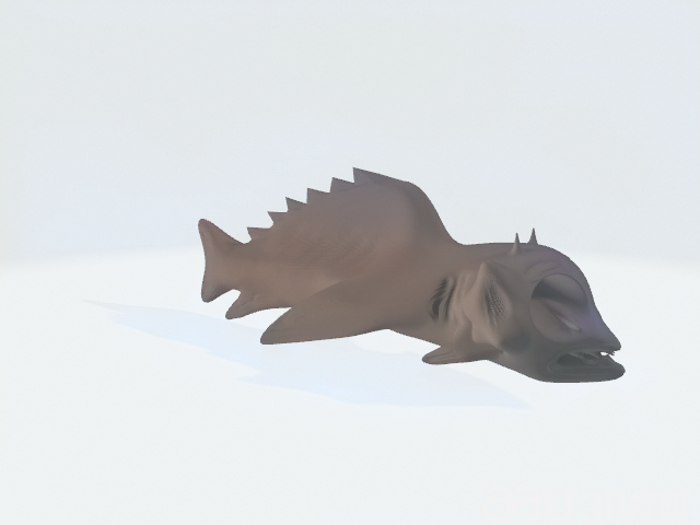 可怕的丑陋的魚(yú)STL模型