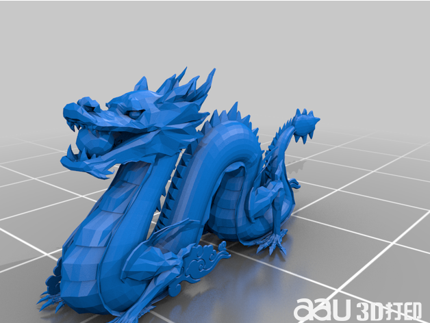 國外線圈龍STL3D模型