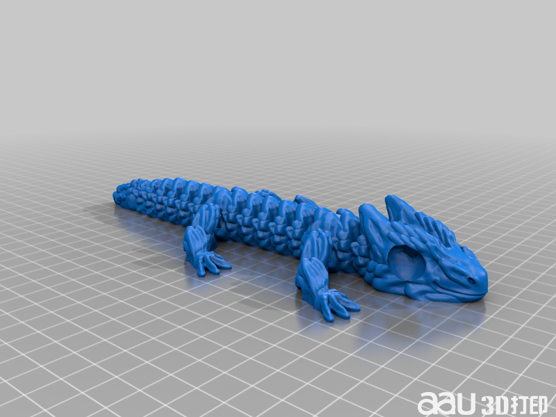 鉸接式恐龍STL模型