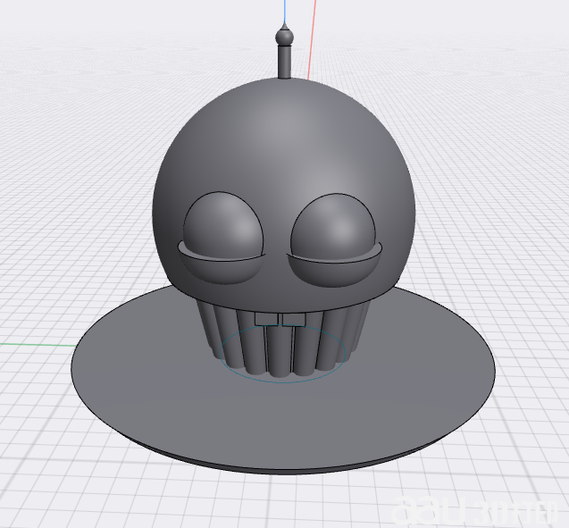 Fnaf 紙杯蛋糕STL模型