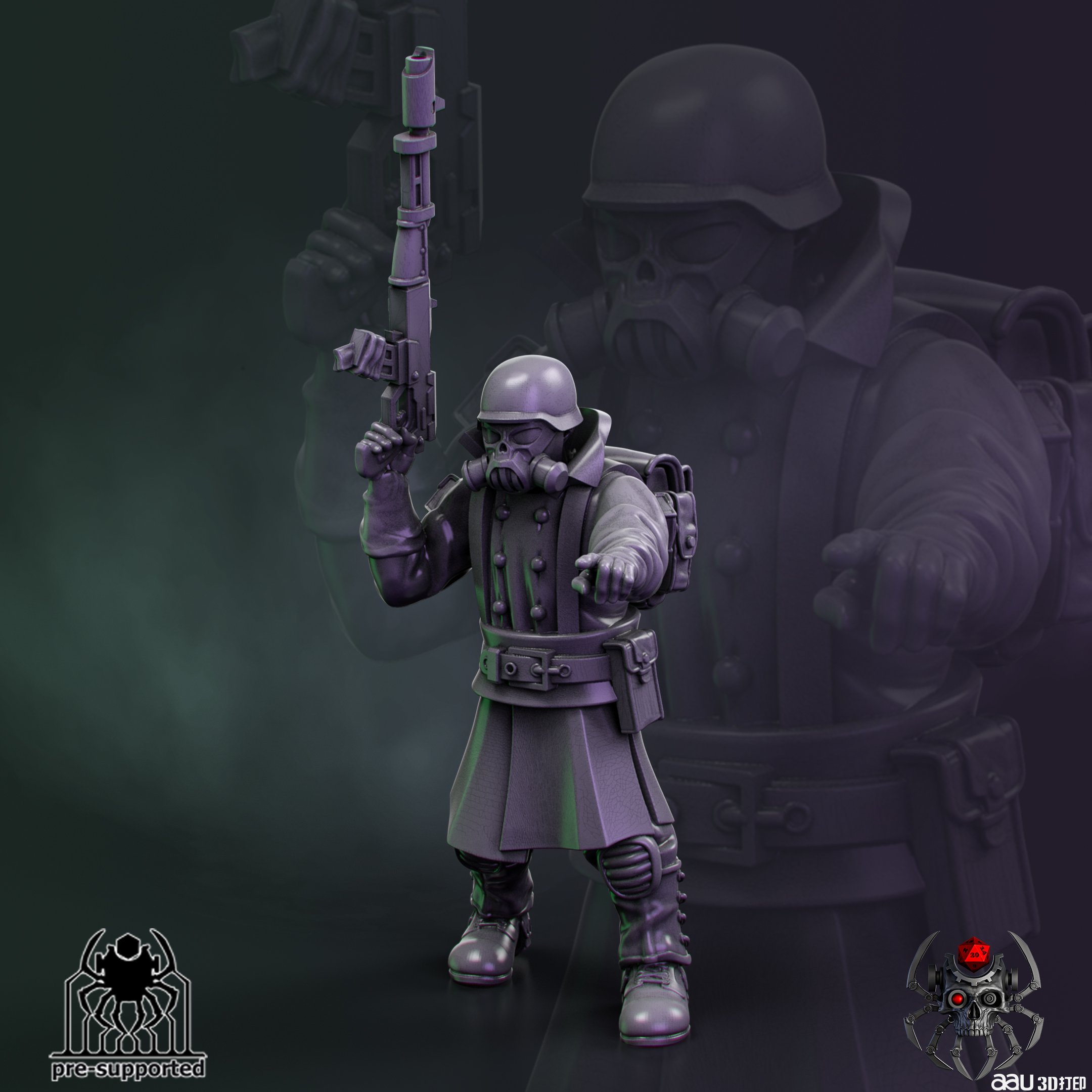 免費世界末日小隊縮影STL模型