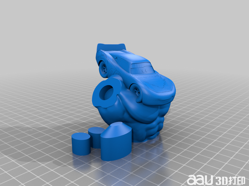 閃電麥克斯沃爾STL模型