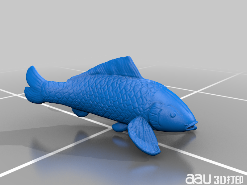 錦鯉鯉魚STL模型
