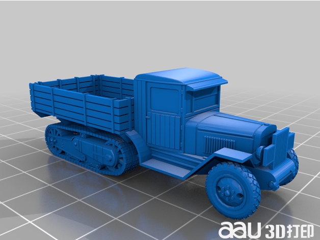 ZiS-42開放式床車stl模型
