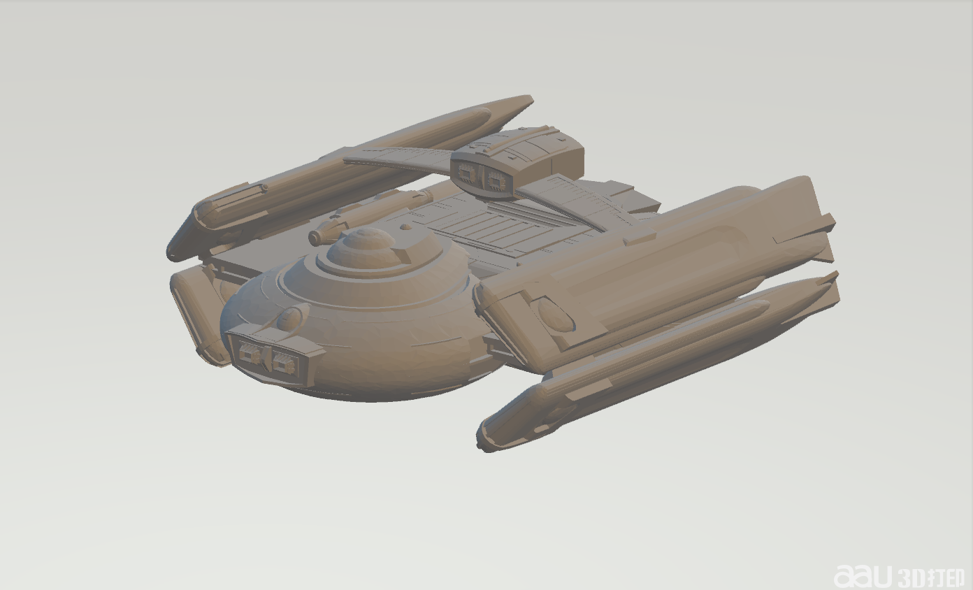 星際迷航奧伯斯變種武裝直升機STL模型