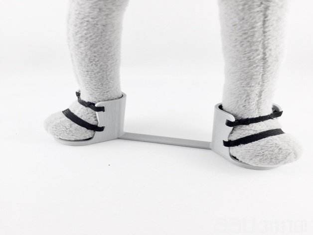 毛絨玩具或玩偶的靴子和酒吧配件stl模型