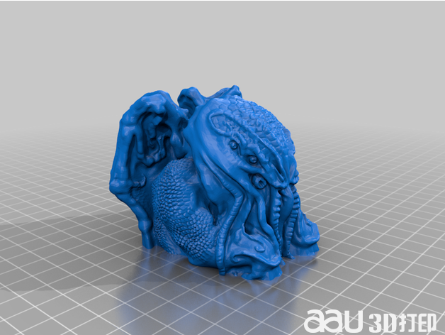 克蘇魯海妖為曼提克艦隊STL模型