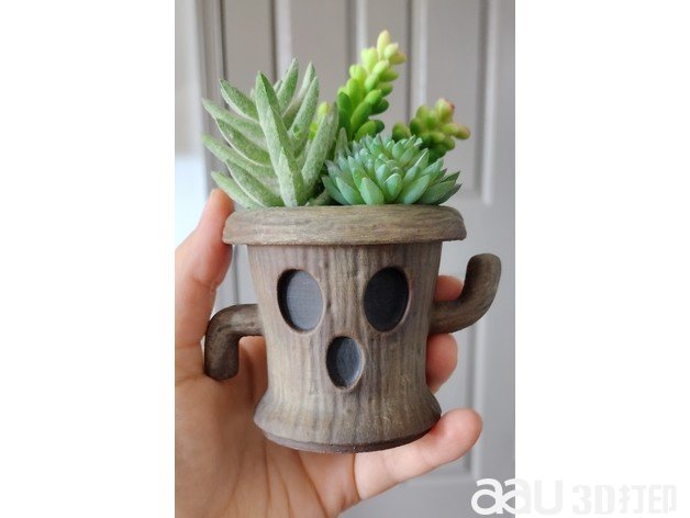 可愛樹人花盆STL模型