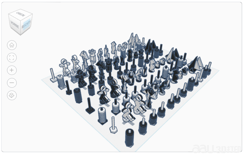 多人游戲代幣STL模型