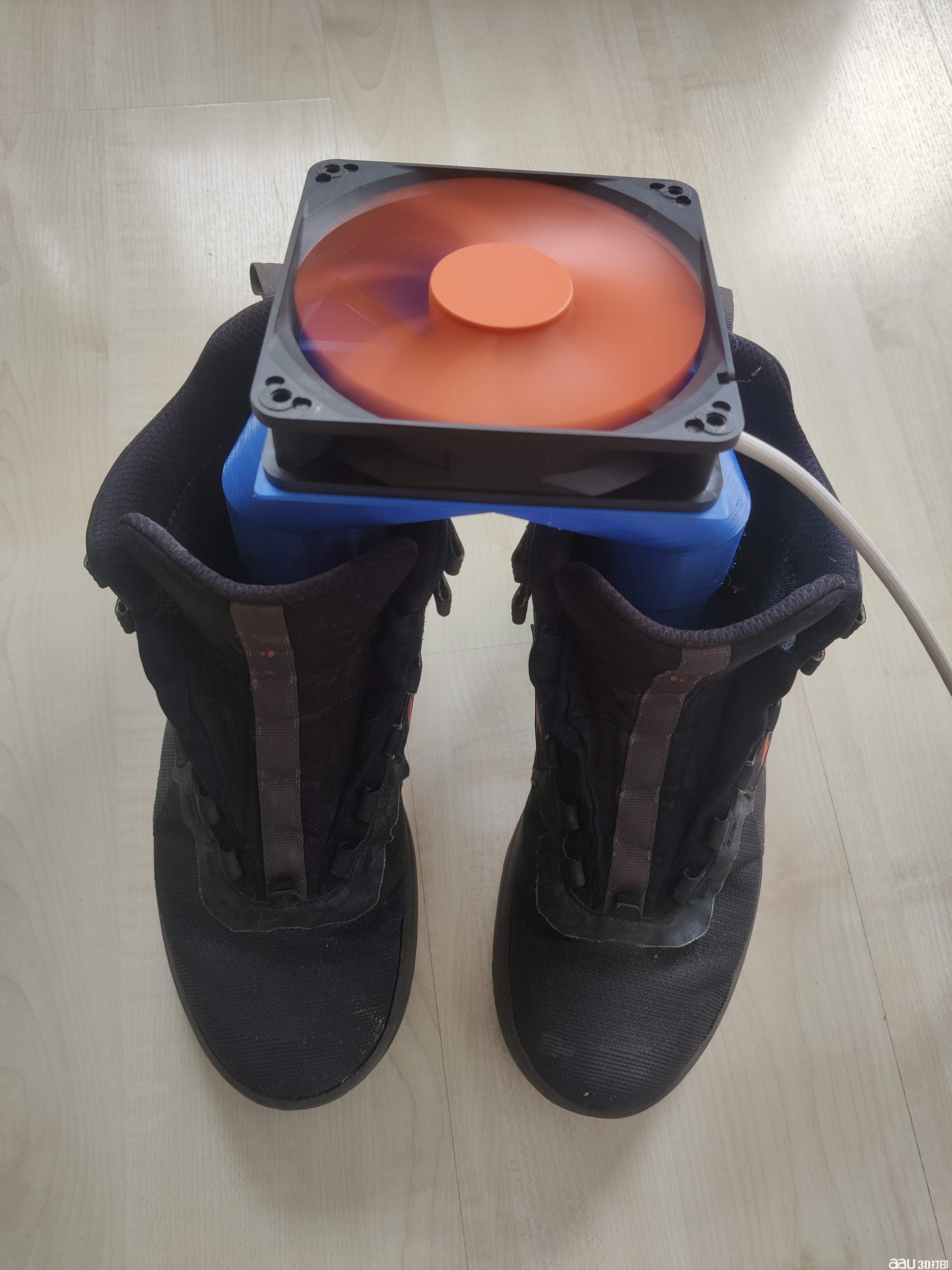 120mm風(fēng)扇的干鞋機(jī)STL模型