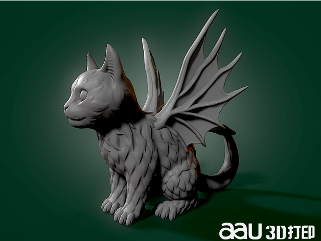 惡魔小貓stl模型