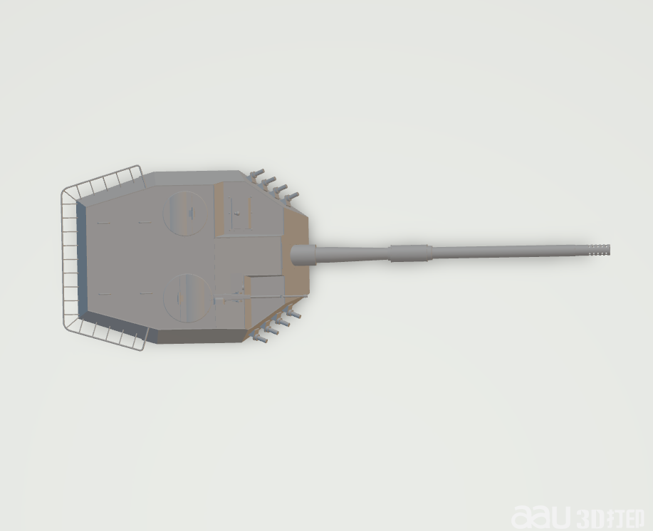 坦克炮臺STL模型