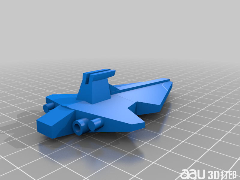殲星艦裝飾品及低分辨率模型STL模型