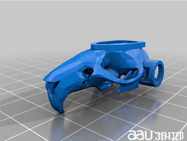 大鼠頭骨stl模型