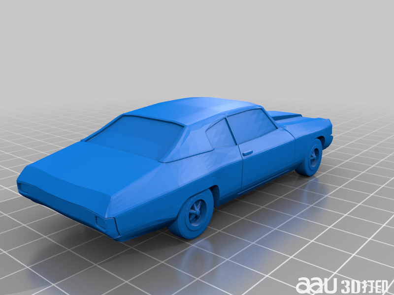 雪佛蘭 Chevelle SS 多色條STL模型